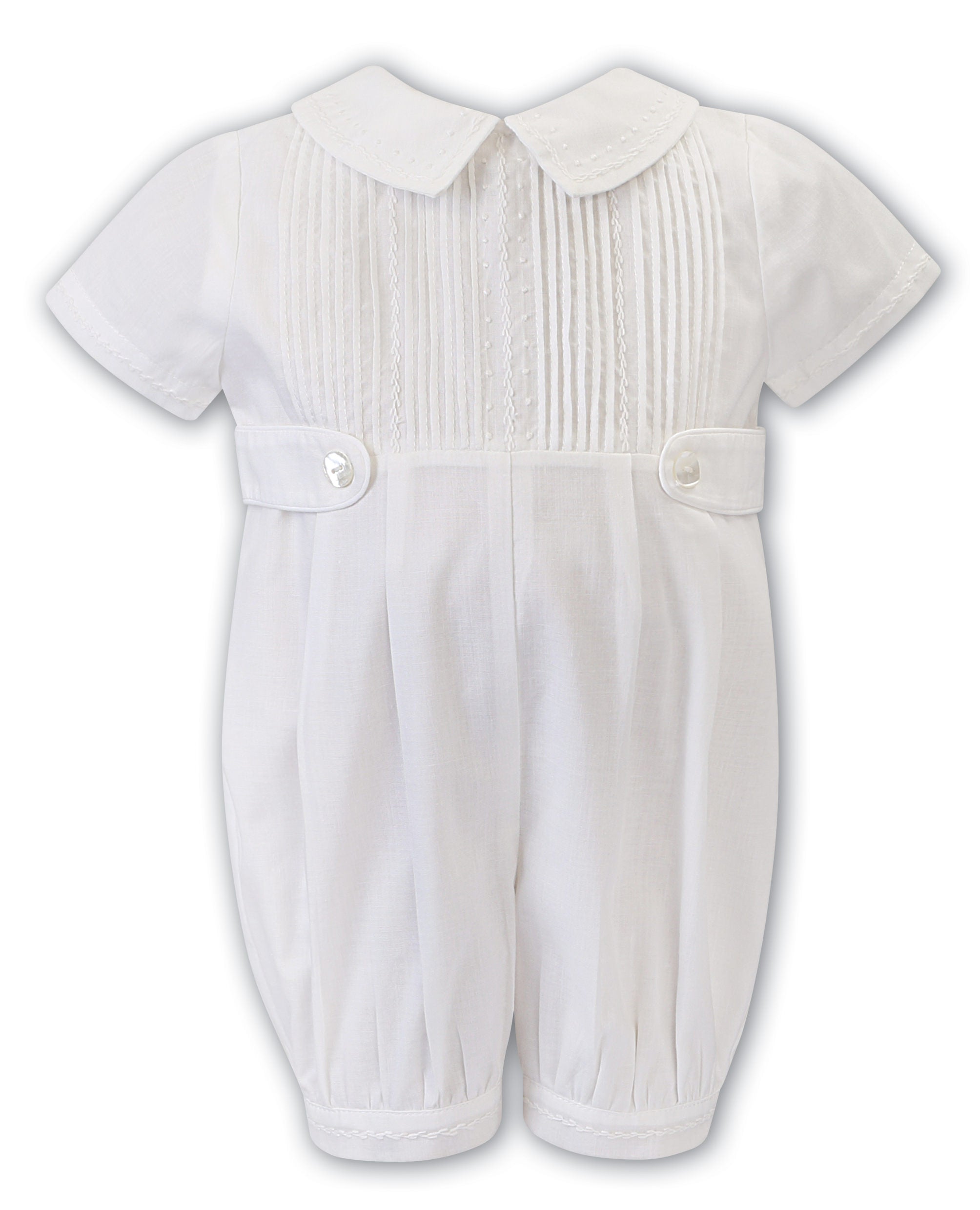 Sarah Louise Convertible Christening Bubble and Robe - White 001179