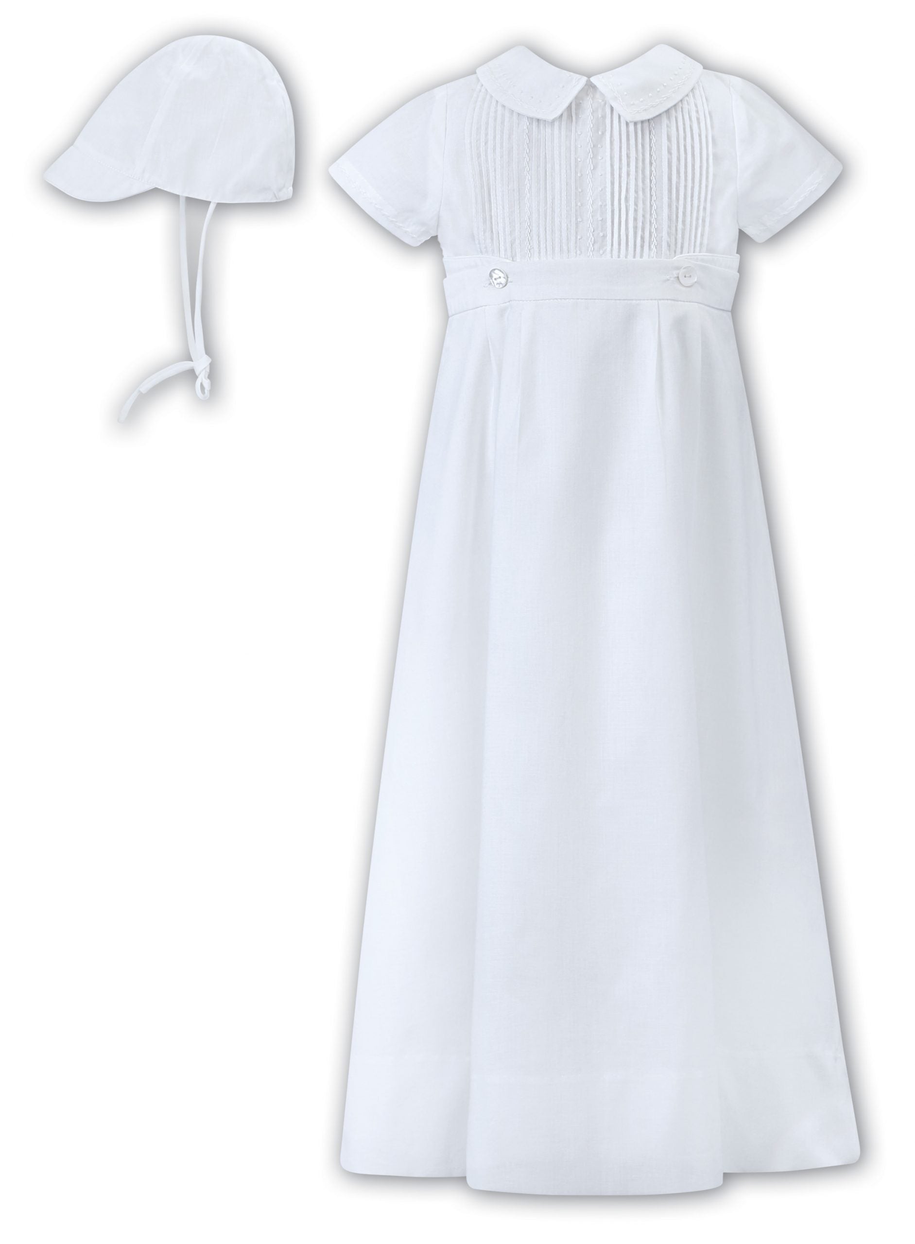 Sarah Louise Convertible Christening Bubble and Robe - White 001179