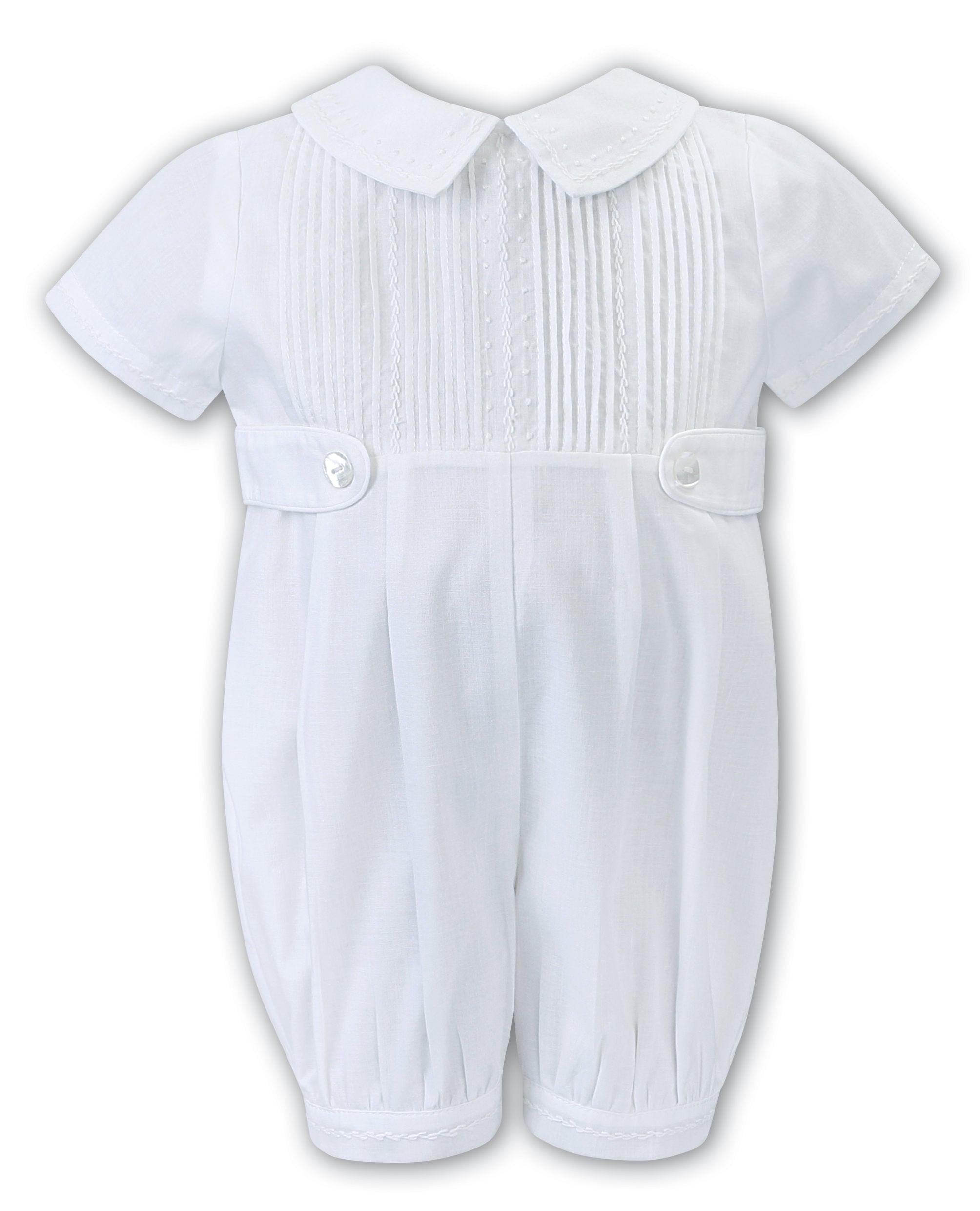 Sarah Louise Convertible Christening Bubble and Robe - White 001179