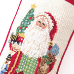 Making Spirits Bright Needlepoint Stocking