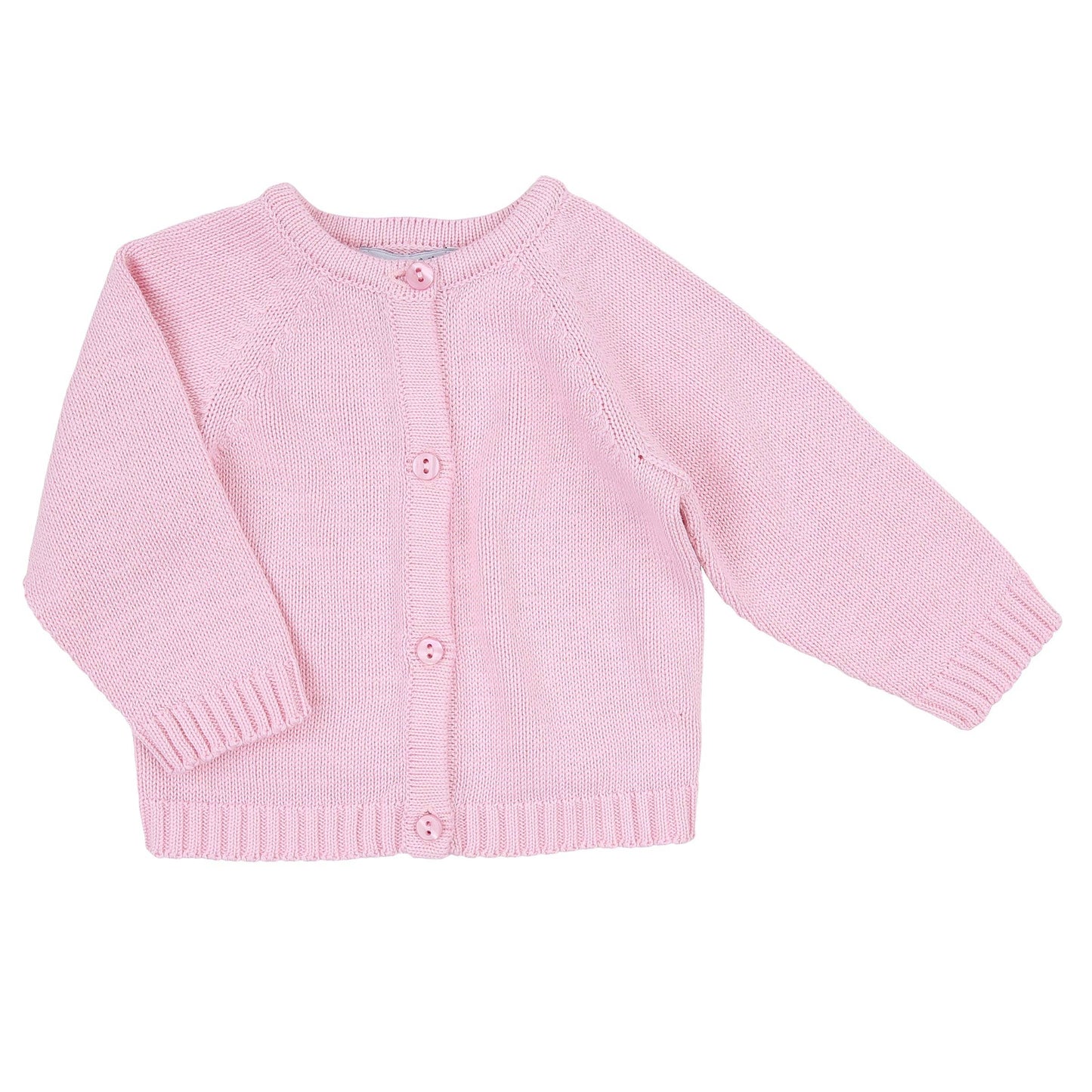 Essentials Knits Baby Cardigan - 100% Pima Cotton, Machine Washable, Made in Peru