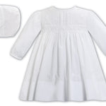 Sarah Louise White Dress and Bonnet 013704