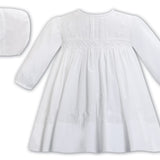 Sarah Louise White Dress and Bonnet 013704