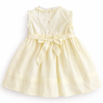 Sarah Louise Lemon and White Hand Smocked Dress