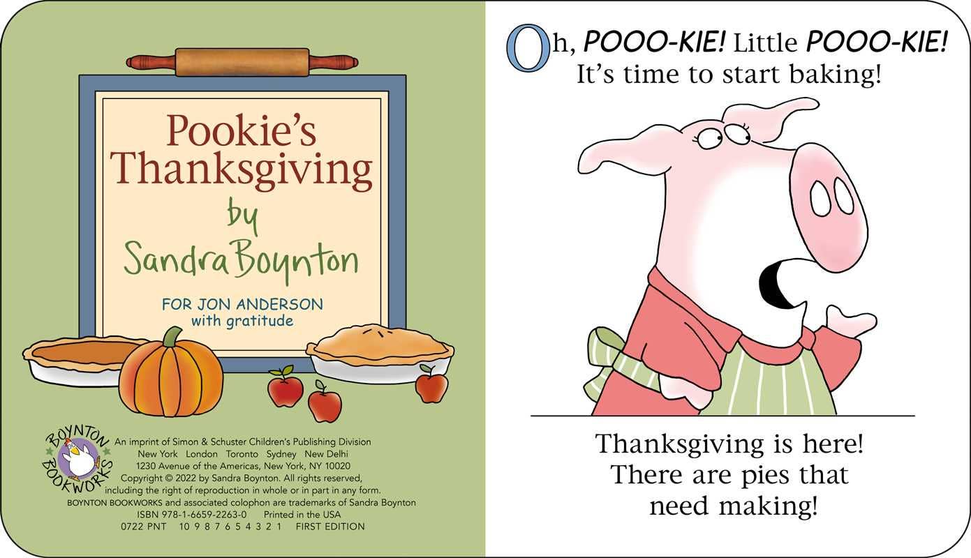 Pookie's Thanksgiving by Sandra Boynton