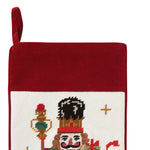 Nutcracker Embroidered Stocking