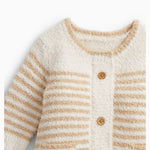 magnetic me Chenille sweater romper in cream, alternate view