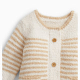 magnetic me Chenille sweater romper in cream, alternate view