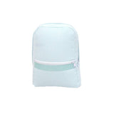 Mint Seersucker Small Backpack | Mint
