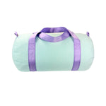 Mermaid Seersucker Medium Duffel | Mint