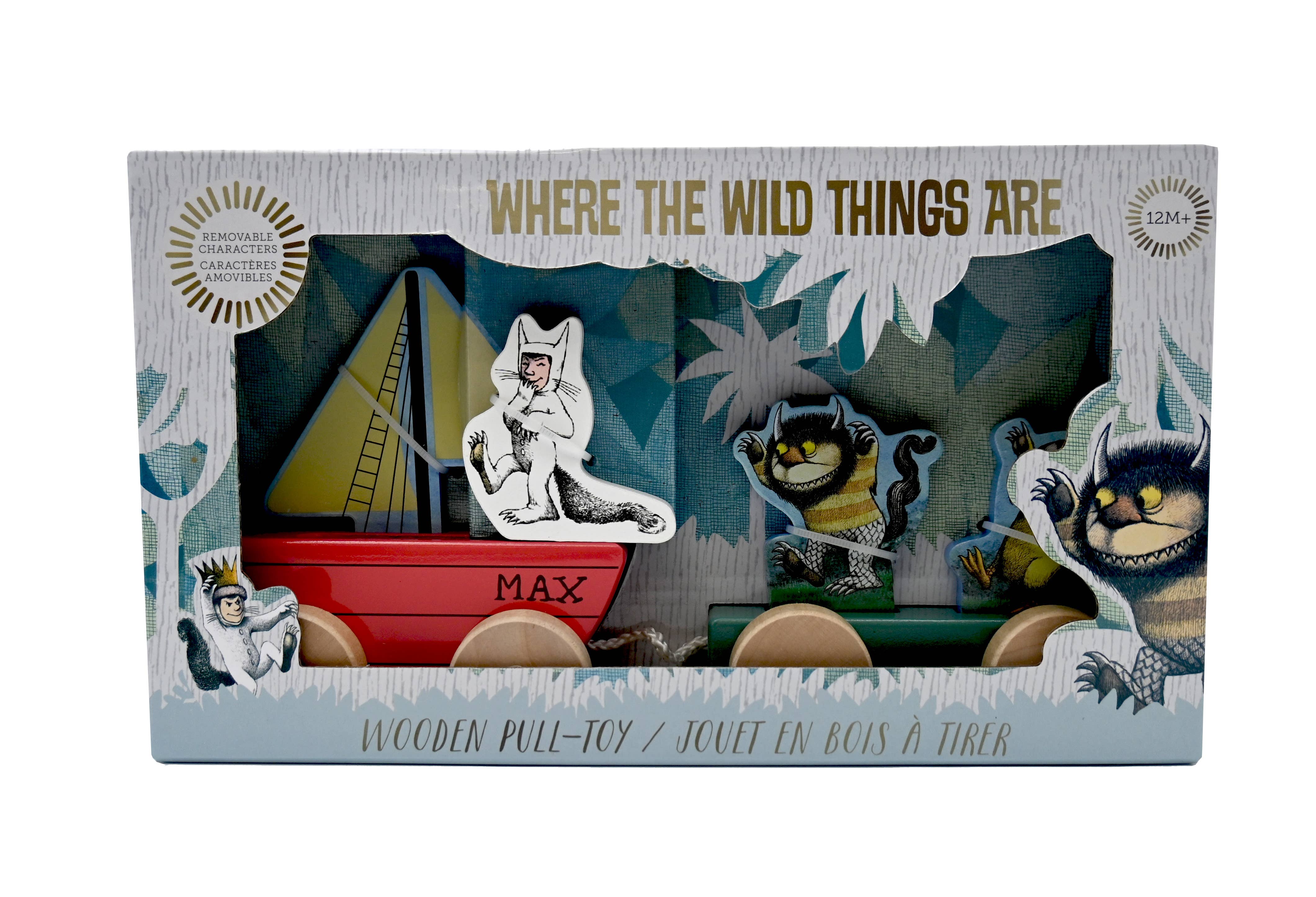 WB Where the Wild Things Are Wooden Pull Toy