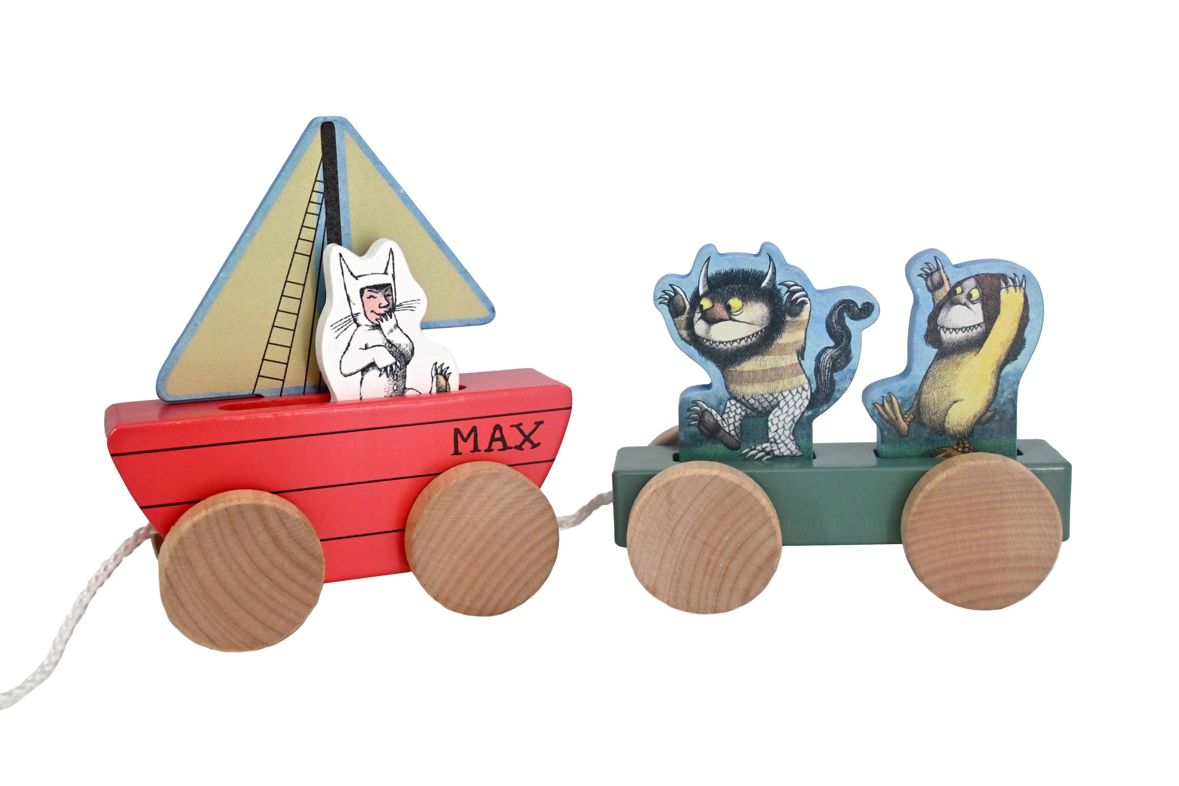 WB Where the Wild Things Are Wooden Pull Toy
