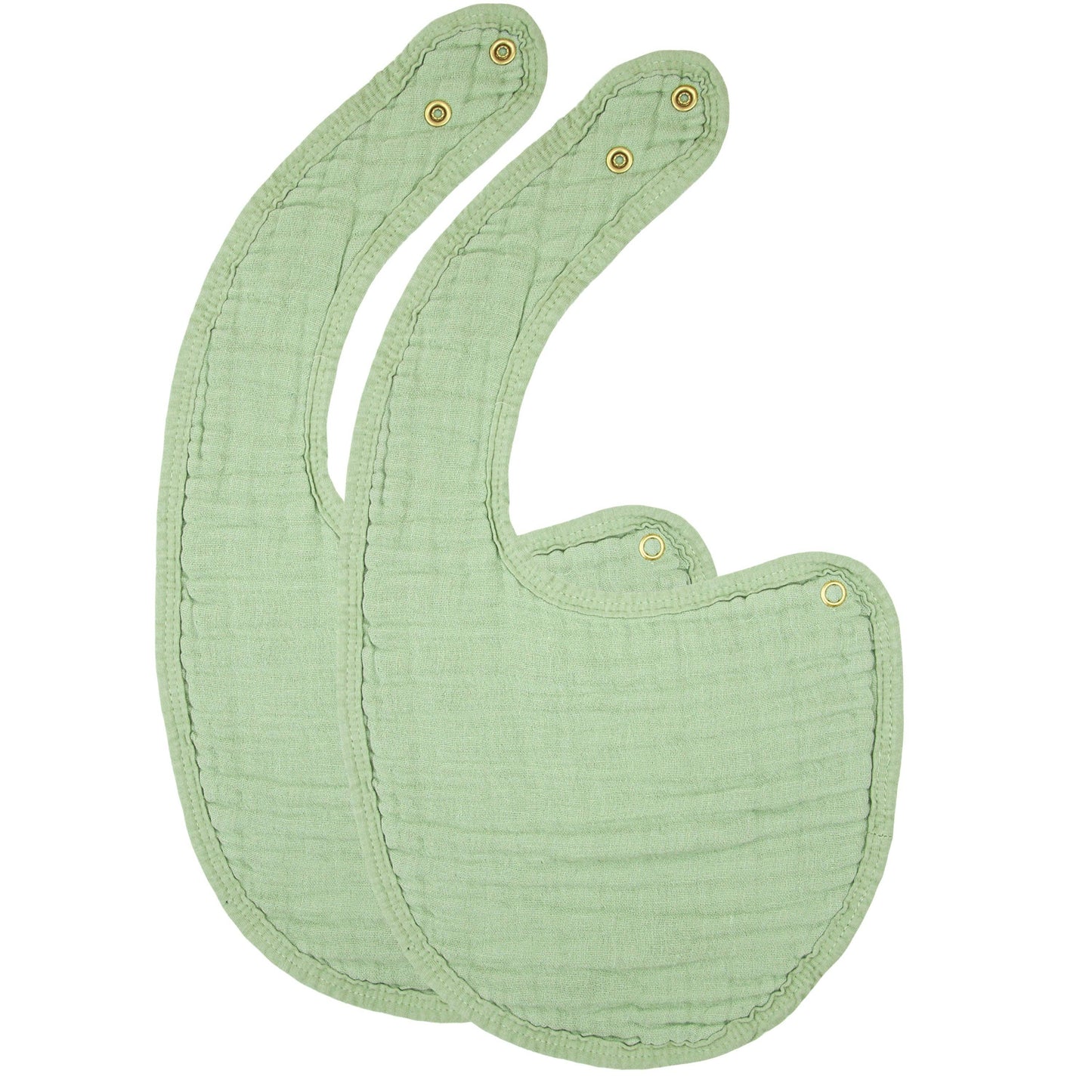 Cloud Muslin™ Bib 2 Pack - Sage