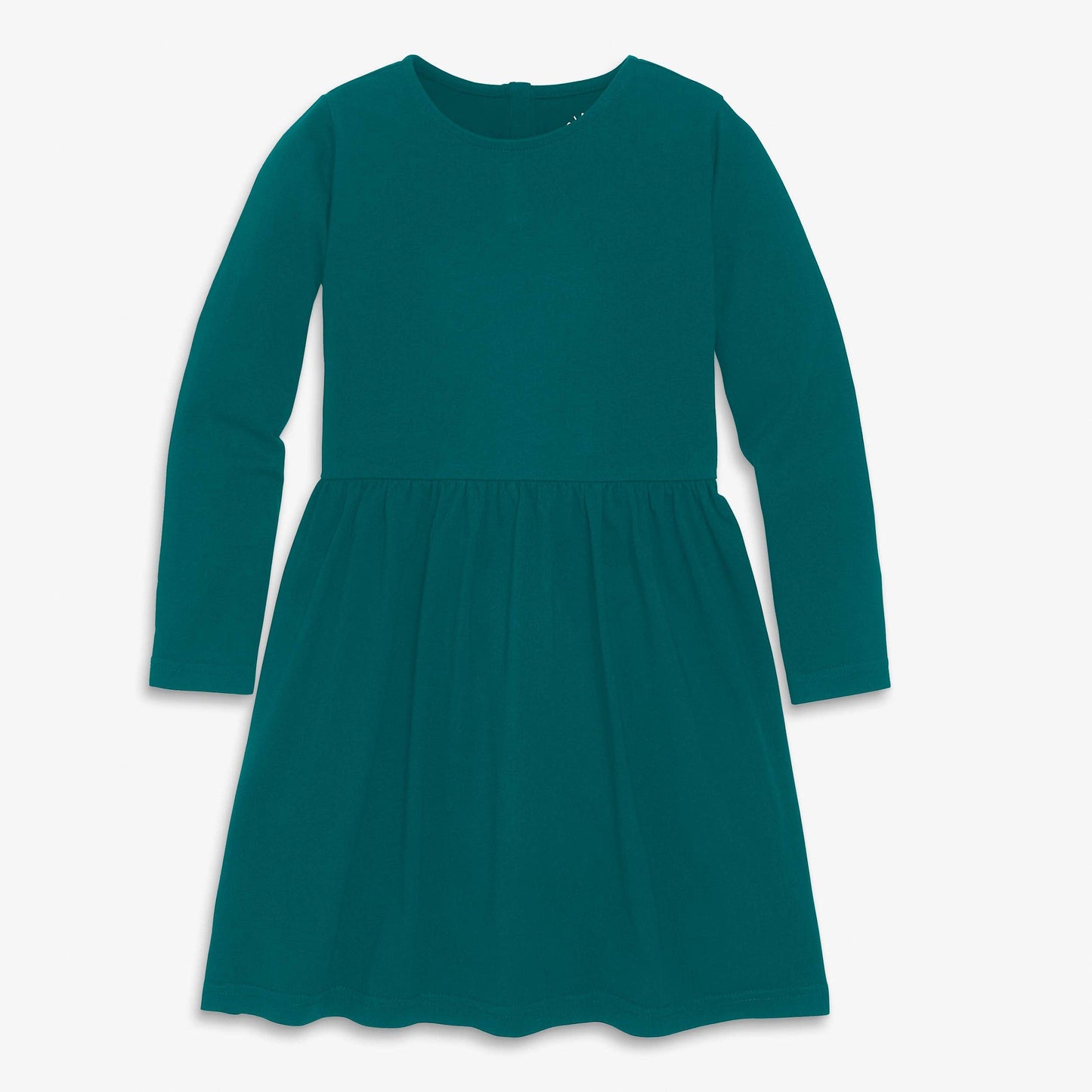 Long Sleeve Perfect Pocket Dress: Spruce