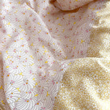 Baby blanket Liberty® fabric and fleece: Lison