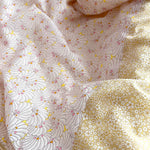 Baby blanket Liberty® fabric and fleece: Jenny