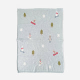 Blanket Ski Cotton Kids Baby Decor Snowboard Winter: Immediate