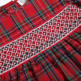 Tartan Smocked Dress