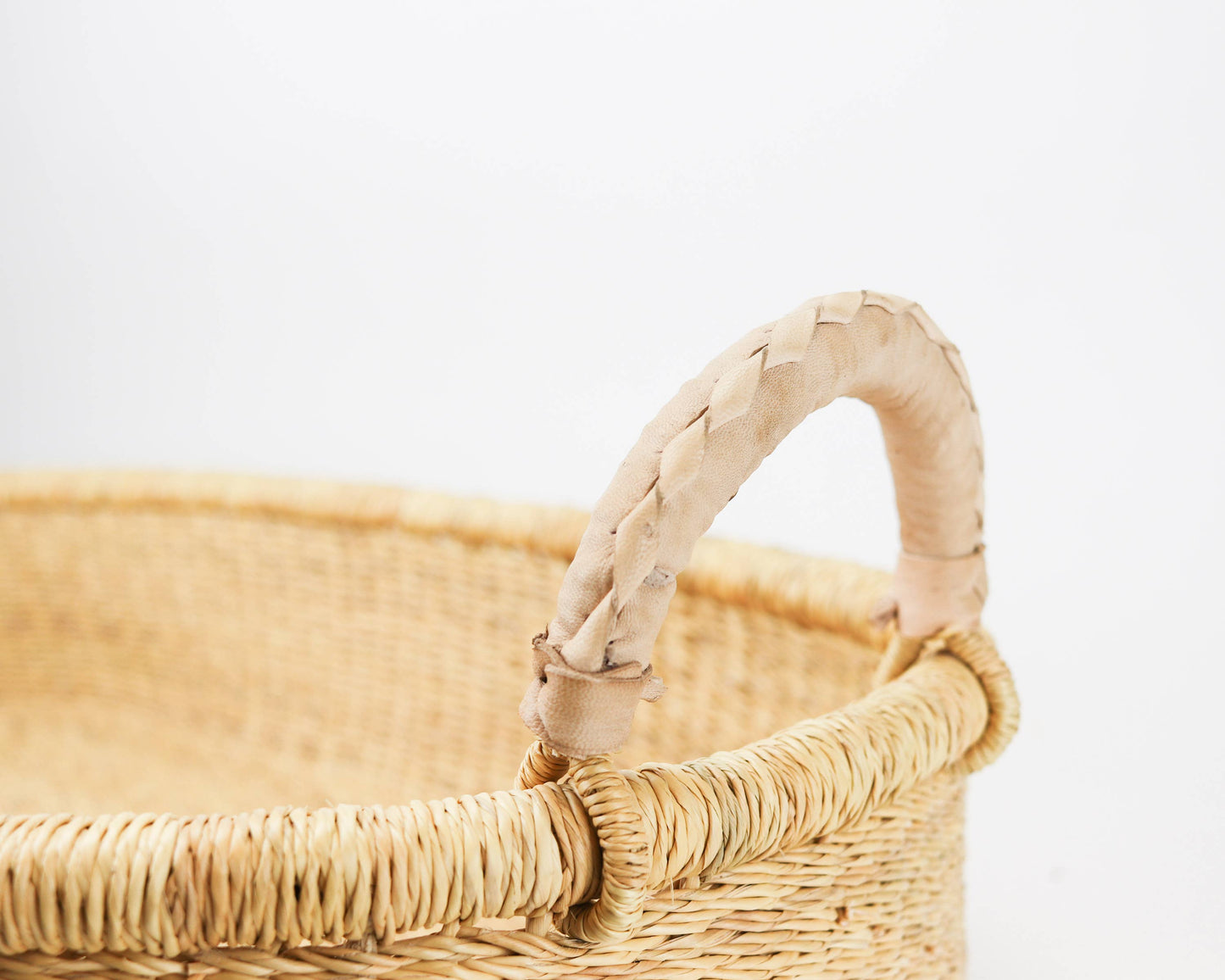 Jojo - Baby Changing Basket - Natural Handle