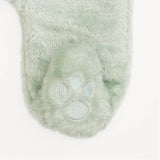SOFT SPRUCE MINKY BEAR FOOTIE: 330 / 6-9M