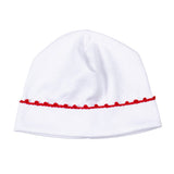 Holiday Baby Joy White Red Hat