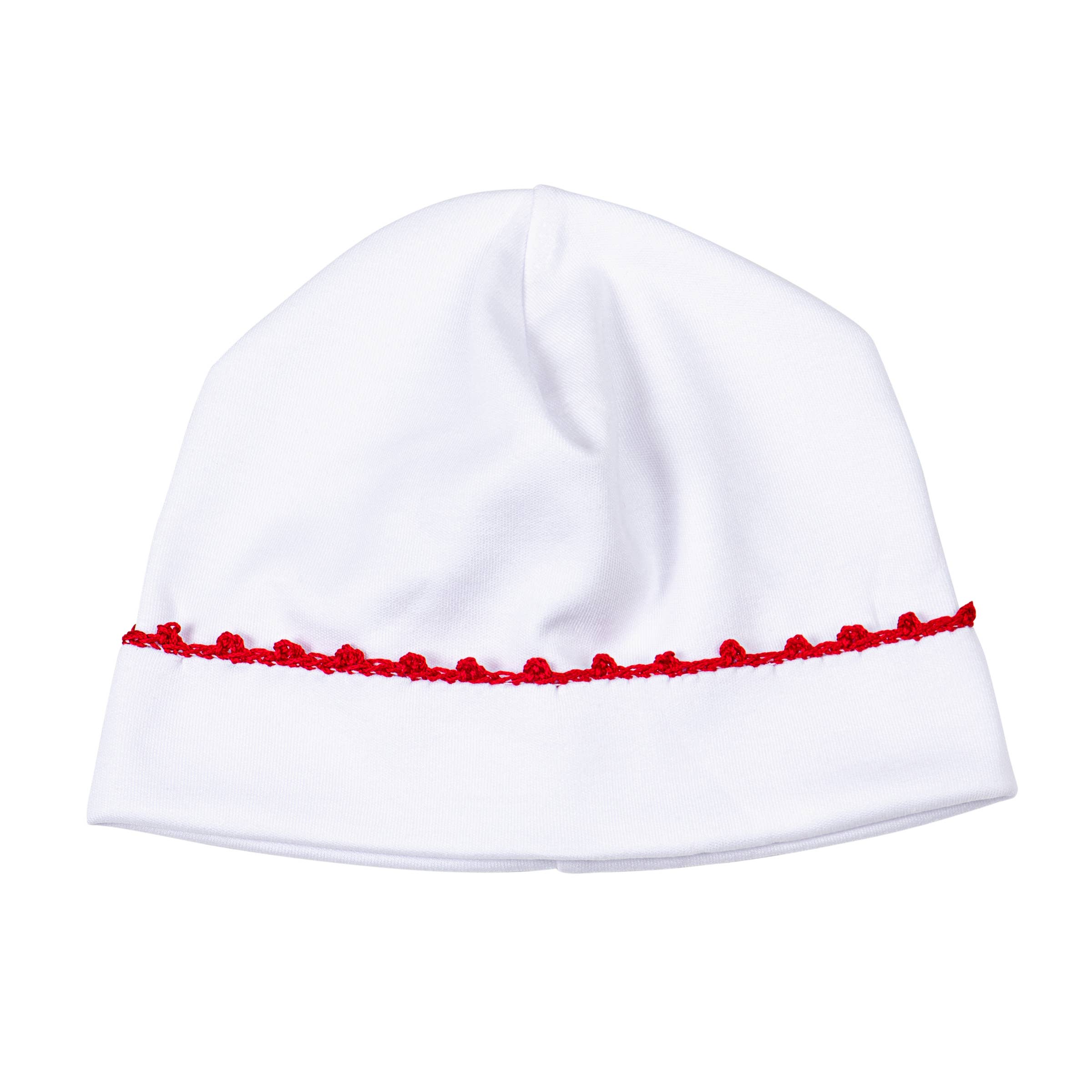 Holiday Baby Joy White Red Hat