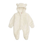 magnetic me Cloud minky bear footie, plush baby sleeper