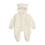 magnetic me Cloud minky bear footie, plush baby sleeper