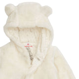 magnetic me Cloud minky bear footie, alternate view