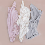 Heirloom Pique Blanket Blush Organic Cotton Baby Gift: Blush