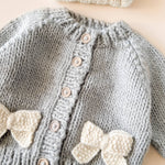 Sawyer Hat Baby Kid Beanie Winter Fall Holiday Christmas: Bowie Grey / XS 3-6m