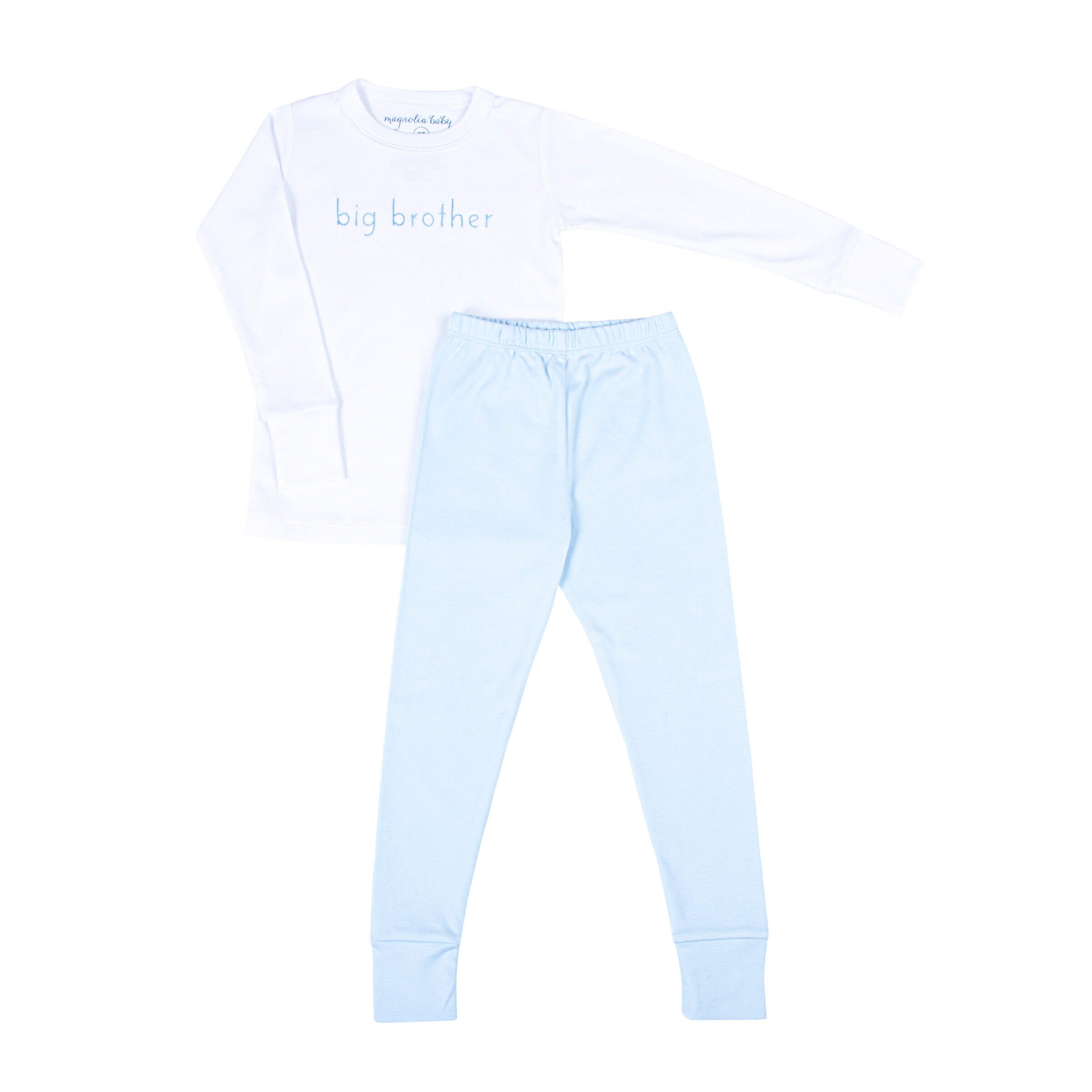 Big Brother Embroidered Long Pajamas