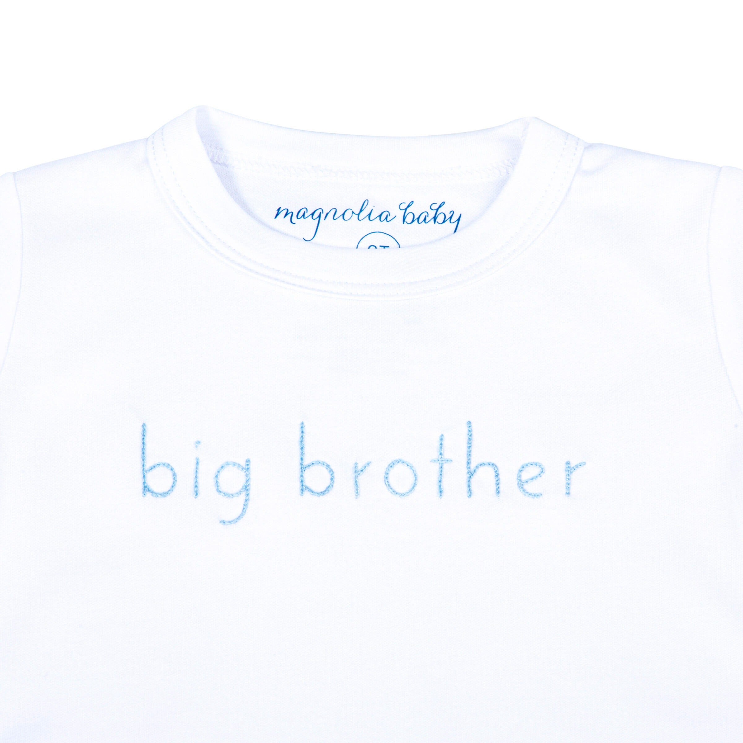Big Brother Embroidered Long Pajamas