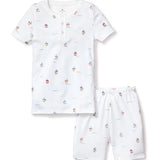Pima Snug Fit Pajama Short Set - Bateau