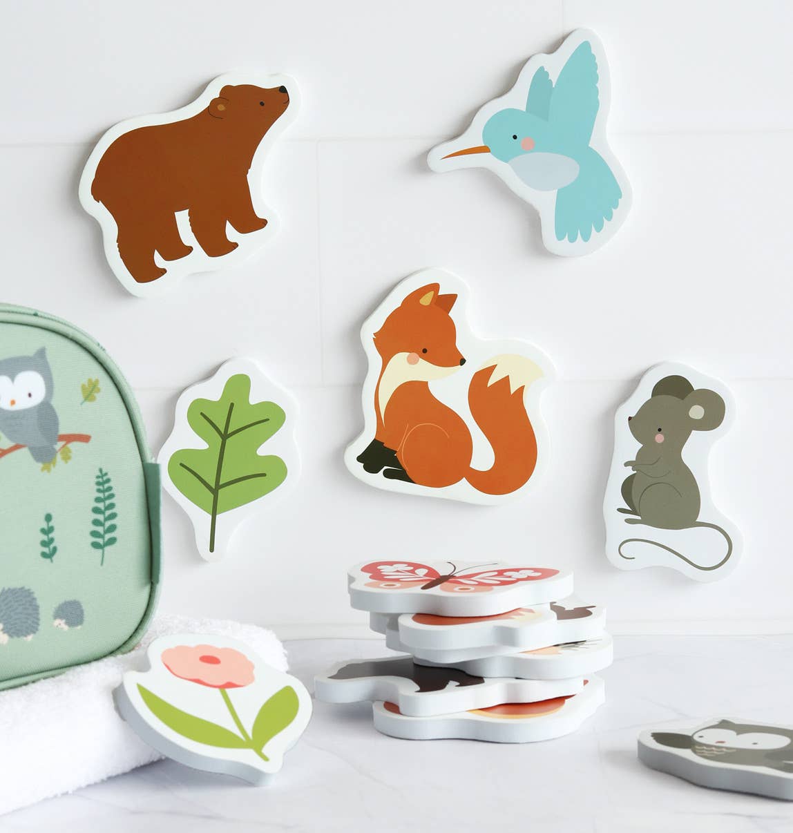 Foam bath toys: Forest friends