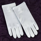First Communion Gloves: Medium