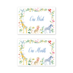 Animal Fete Baby Milestone Cards