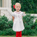 The Proper Peony Joyful Christmas collection in white and red