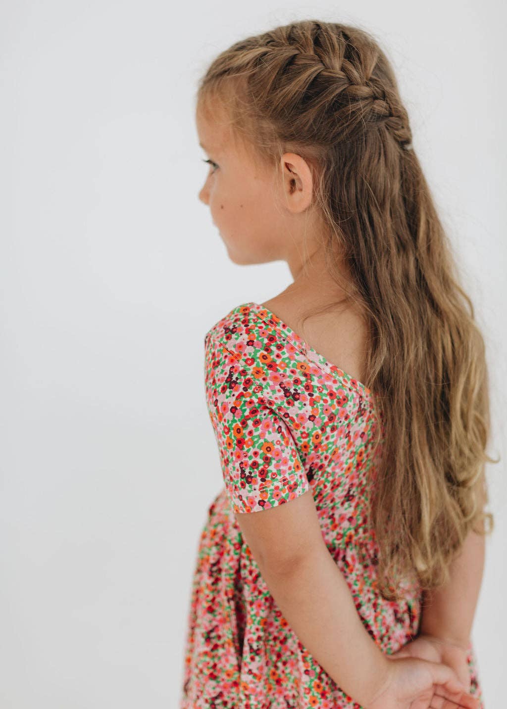 Short Sleeve Twirl Dress Posy Pop