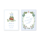Woodland Blue: Milestone Cards - Set of 15