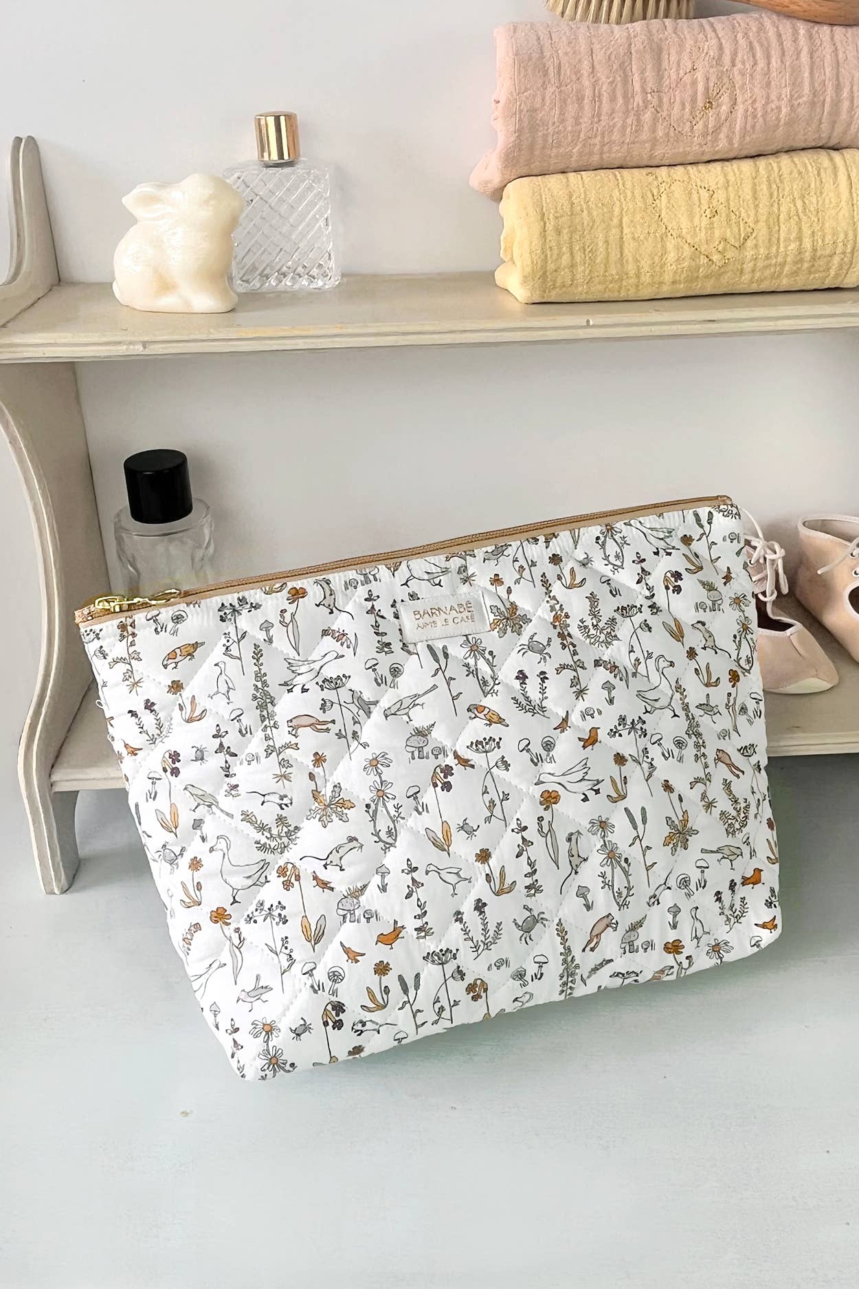 Liberty® Fabric Toiletry Bags with Plasticized Interior: Camille