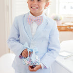 Prep School Pants- Seersucker Breakers Blue