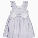 Kidiwi Bégonia Smocked Dress - Lilac Seersucker
