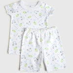 Tiny Tee Time Light Blue Short Pajamas