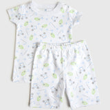 Tiny Tee Time Light Blue Short Pajamas