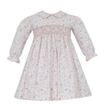 Anavini MIA Rose Pink & Ivory Floral Viyella Float Dress