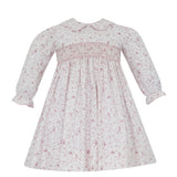 Anavini MIA Rose Pink & Ivory Floral Viyella Float Dress
