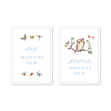 Woodland Blue: Milestone Cards - Set of 15