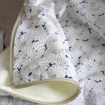 Baby blanket Liberty® fabric and fleece: Côme
