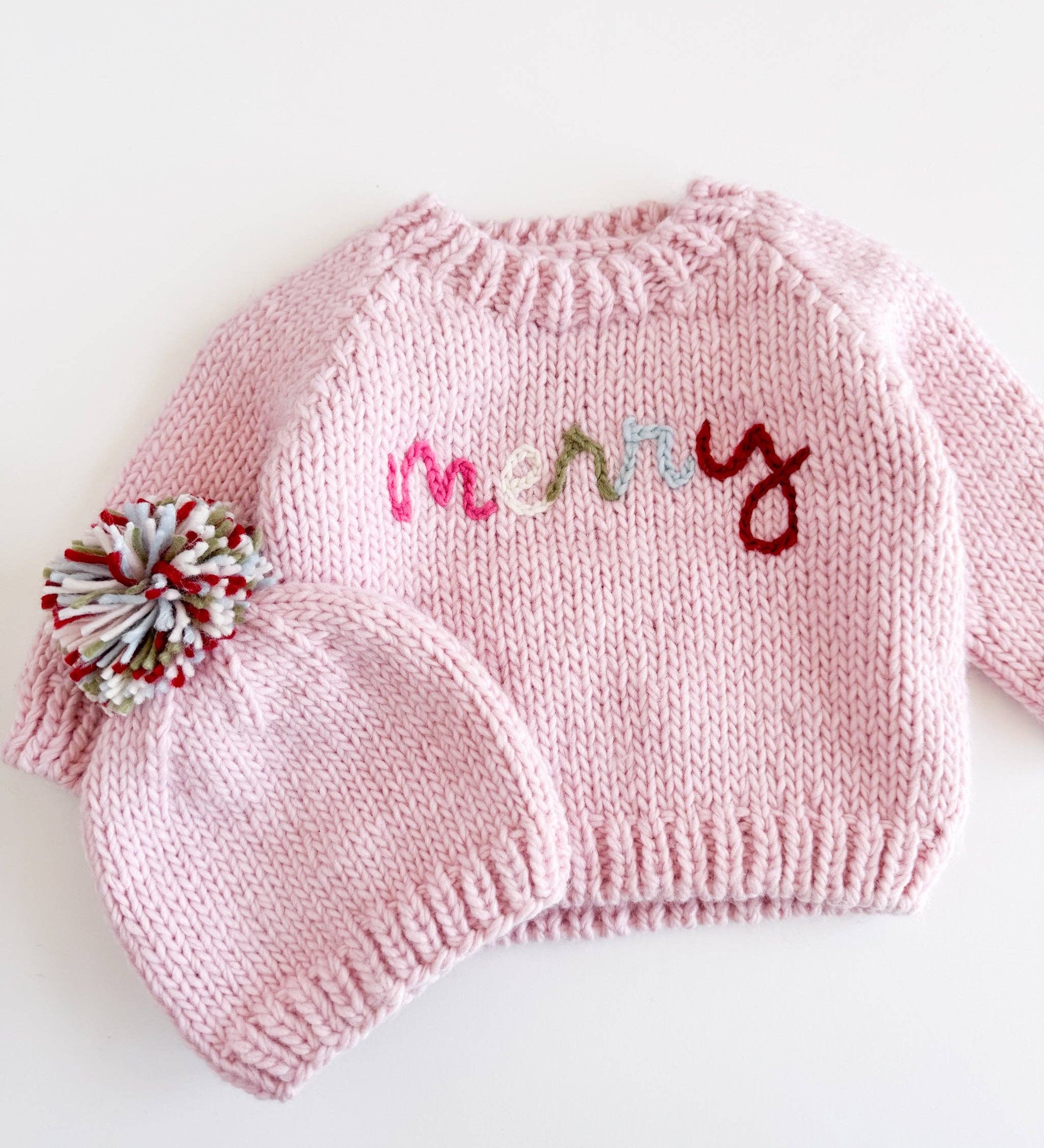 Merry Baby Sweater Christmas Holiday Apparel Clothes Gift
